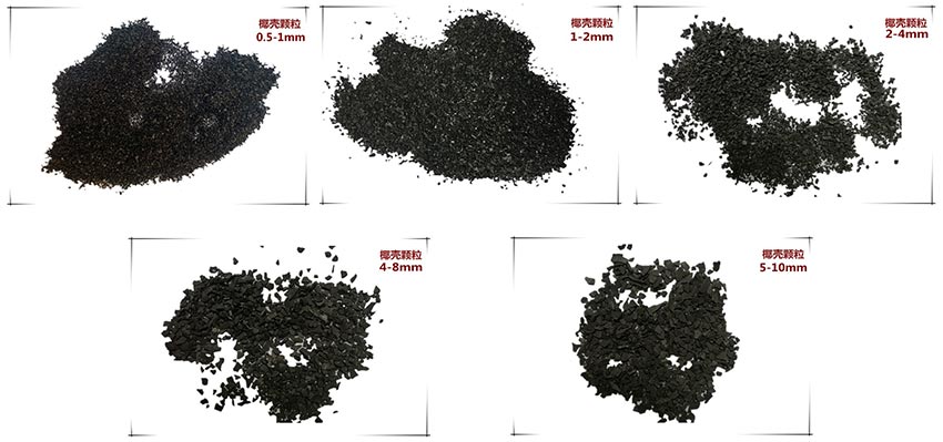 食品級(jí)椰殼活性炭規(guī)格對(duì)比圖